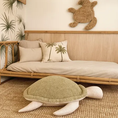 Designerska pufa dekoracyjna w kształcie żółwia TURTLE