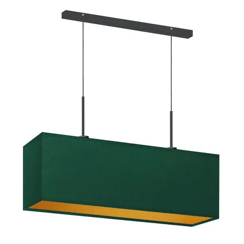 Podłużna lampa wisząca nad wyspę kuchenną ARYA GOLD