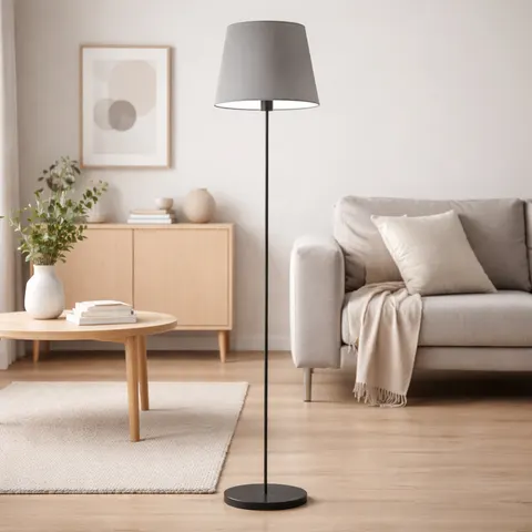 Skandynawska lampa podłogowa do sypialni EMMA