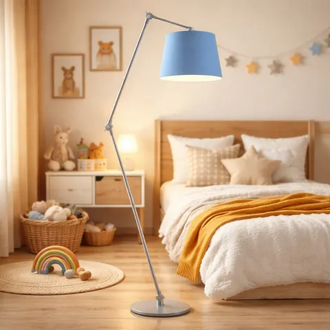 Regulowana lampa stojąca podłogowa dla dzieci CRYSTAL