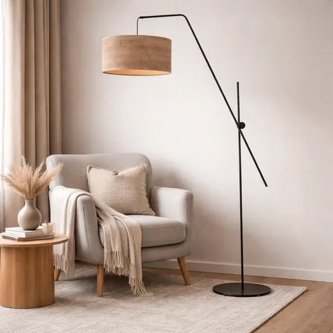 Lampa podłogowa z regulacją kąta padania światła ELSA ECO