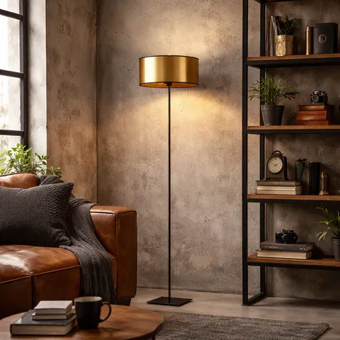 Lampa stojąca do biura LAURA MIRROR w minimalistycznym stylu