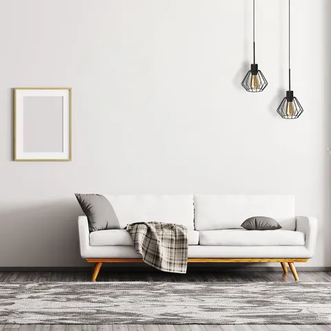 Czarna lampa wisząca 2-płomienna regulowana E27 NATALIE LOFT