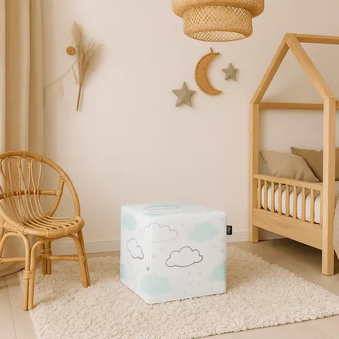 Pufa Sensoryczna „Pod Chmurką” 40 cm – przytulne miejsce do zabawy i relaksu