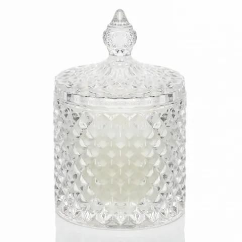 świeca zapachowa Glamorous Crystal 1szt biały