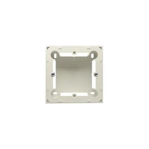 CLASSIC Puszka natynkowa płytka (31mm) pojedyncza; beż
