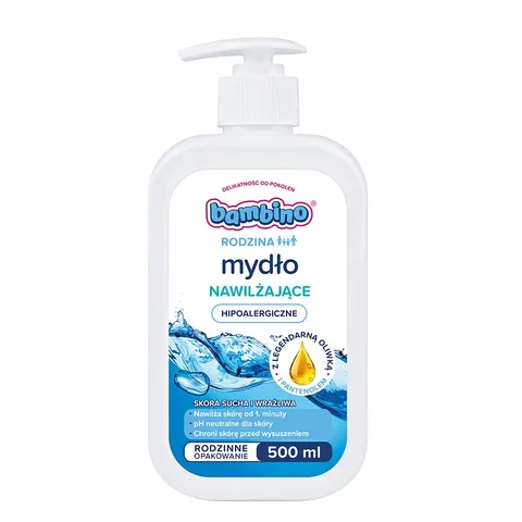 Bambino Rodzina mydło do rąk nawilżające 500ml