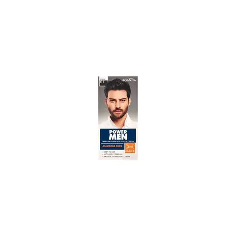Joanna Power Men Color Cream farba odsiwiająca 01 Black