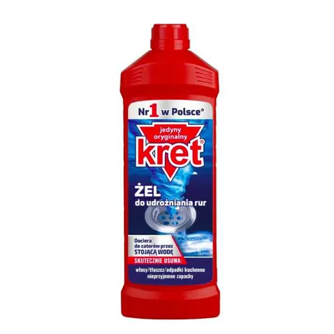 KRET Udrażniacz do rur w żelu, 1 l