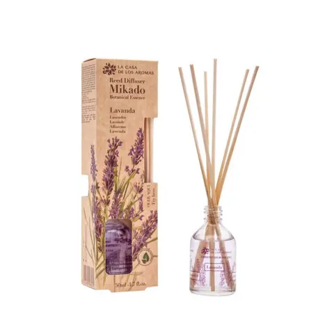 LA CASA DE LOS AROMAS BOTANIC Patyczki zapachowe LAWENDA, 50 ml