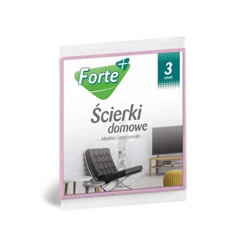 FORTE+ Ścierki domowe, 3 szt