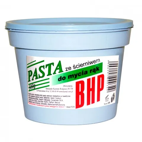 Pasta BHP do mycia rąk ZE ŚCIERNIWEM, 500 g