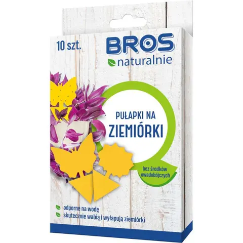 BROS NATURALNIE Pułapki na ziemiórki 10 szt, 1 op