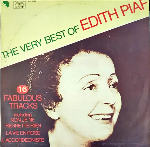 Edith Piaf: THE VERY BEST OF EDITH PIAF LP BTA12338a Balkanton VG