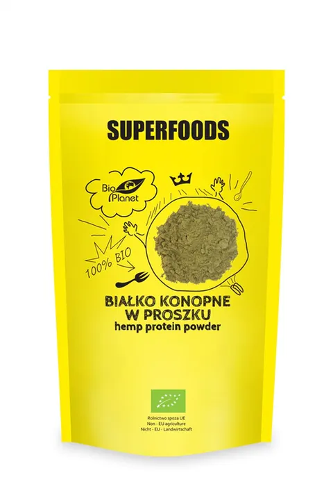 BIAŁKO KONOPNE W PROSZKU BIO 150 g - BIO PLANET