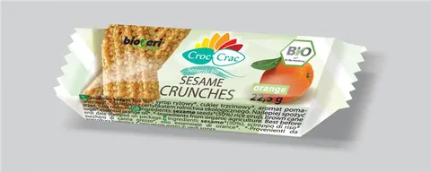 Sezamki Pomarańczowe Croc-Crac BIO 22,5g - Bioveri
