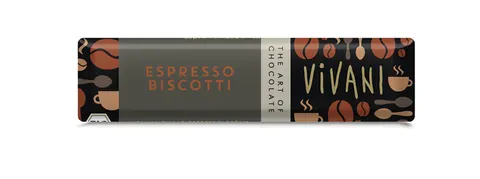 BATON ESPRESSO Z HERBATNIKAMI BIO 40 g - VIVANI