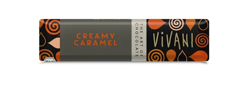 Baton z Mlecznej Czekolady z Nadzieniem Karmelowym Bio 40 g - Vivani