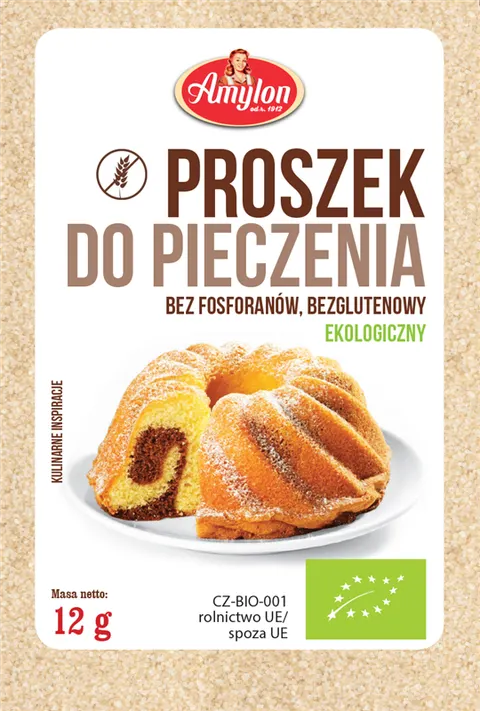 Proszek do Pieczenia bezglutenowy BIO 12g - Amylon