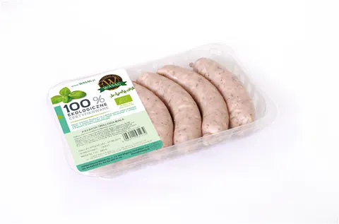 KIEŁBASA BIAŁA BIO 485g (5 sztuk) - WASĄG