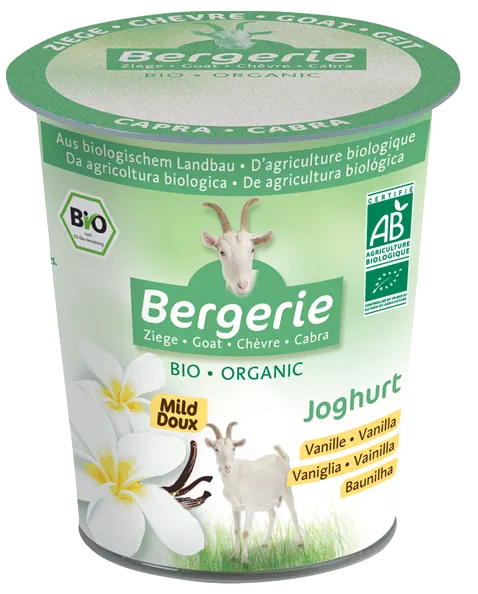KOZI JOGURT O SMAKU WANILIOWYM BIO 125 g - BERGERIE