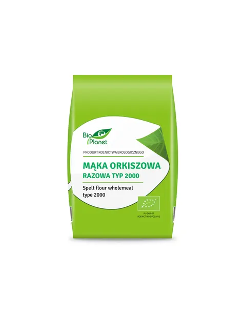 MĄKA ORKISZOWA RAZOWA TYP 2000 BIO 500 g - BIO PLANET