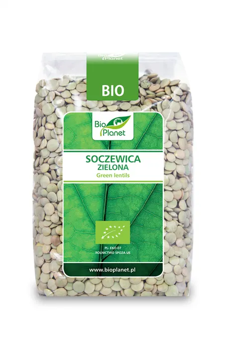 Soczewica zielona 400 g Bio Planet.