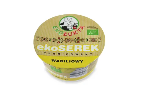 SEREK O SMAKU WANILIOWYM BIO 150 g - EKO ŁUKTA