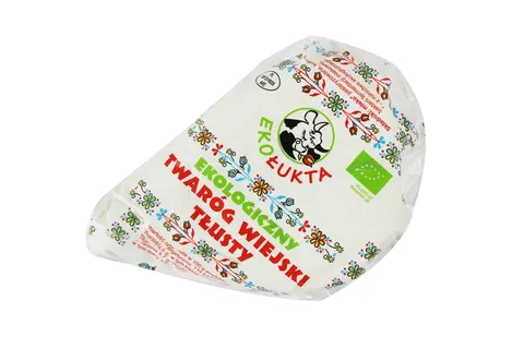 TWARÓG WIEJSKI KLINEK TŁUSTY BIO (około 0,30 kg) - EKO ŁUKTA