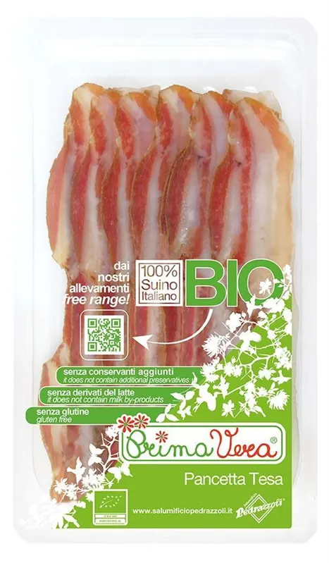 BOCZEK (PANCETTA) PLASTRY BEZGLUTENOWY BIO 70 g - PRIMAVERA