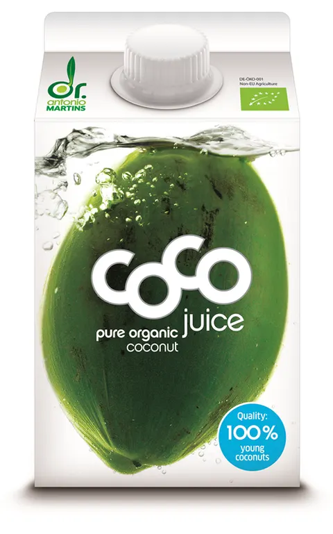 WODA KOKOSOWA NATURALNA BIO 500 ml - COCO (DR MARTINS)