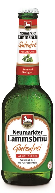 PIWO BEZGLUTENOWE BEZALKOHOLOWE BIO 330 ml - NEUMARKTER LAMMSBRAU