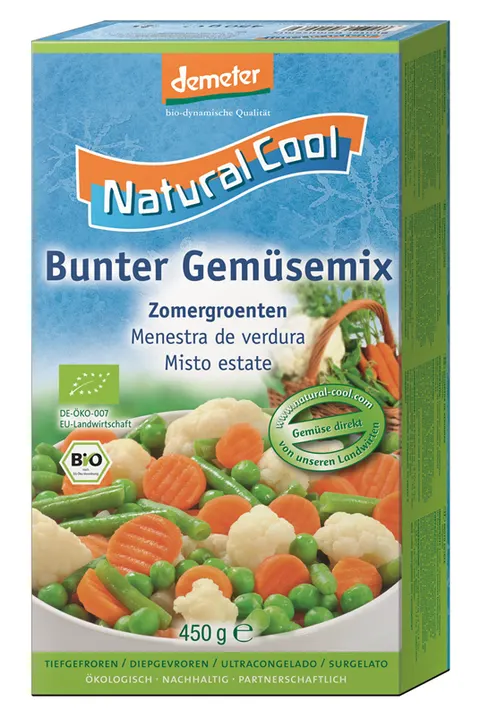 Mix warzyw mrożonych BIO 450g Natural Cool