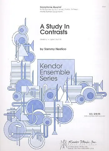Nestico Sammy: A Study in Contrasts na 4 saksofony (SATB)