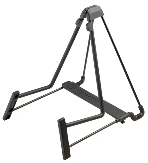 K&M 17580 stojak do gitary waltorni Heli 2, czarny
