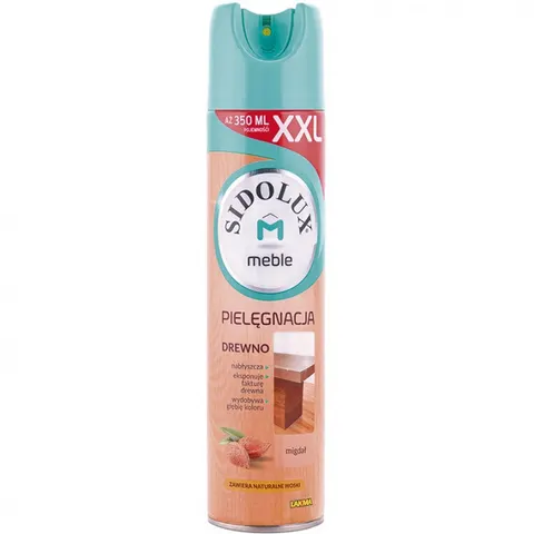 SIDOLUX M SPRAY DO CZYSZCZENIA MEBLI 350ML MIGDAŁ