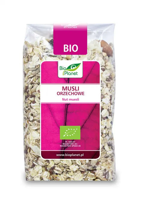 MUSLI ORZECHOWE BIO 300 g - BIO PLANET