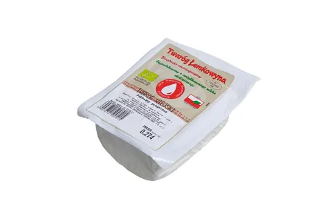 TWARÓG PÓŁTŁUSTY BIO (około 0,27 kg) - ŁEMKOWYNA