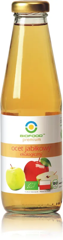 OCET JABŁKOWY NIEFILTROWANY BIO 500 ml - BIO FOOD