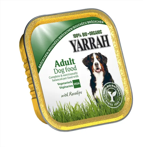 (DLA PSA) KARMA - VEGA Z OWOCAMI DZIKIEJ RÓŻY BIO 150 g - YARRAH