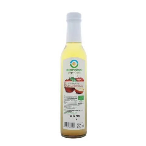 OCET JABŁKOWY NIEFILTROWANY BIO 250 ml - BIO FOOD