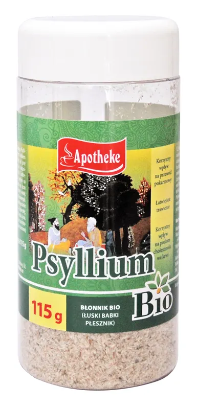 BŁONNIK (ŁUSKI BABKI JAJOWATEJ) BIO 115 g - APOTHEKE