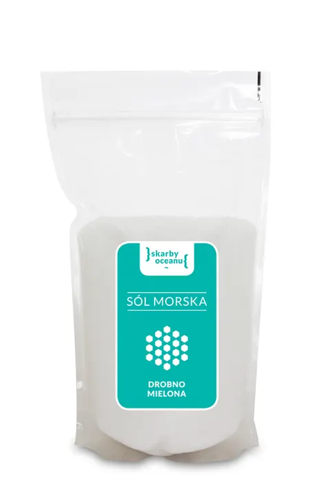 Sól Morska Drobno Mielona 1kg - Crystalline Planet