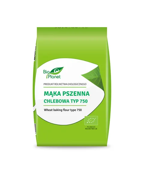 Mąka pszenna chlebowa 1 kg Bio Planet.