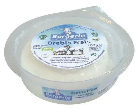 OWCZY SEREK TWAROGOWY BIO 100 g - BERGERIE