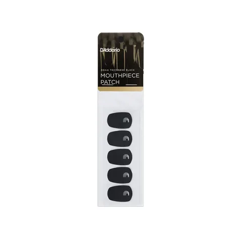 D'ADDARIO naklejki na ustnik 0.8mm, czarne 5 szt.