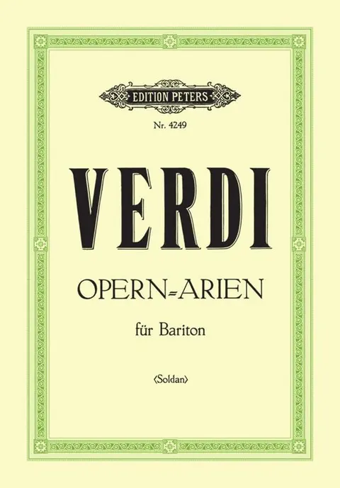 Verdi Giuseppe: Opern-Arien für Bariton