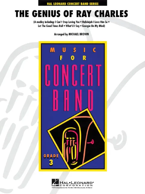 The Genius of Ray Charles [Ray Charles/arr. Michael Brown] - SET for Concert Band