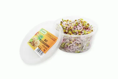 KIEŁKI RZODKIEWKI ŚWIEŻE BIO (około 50 g)