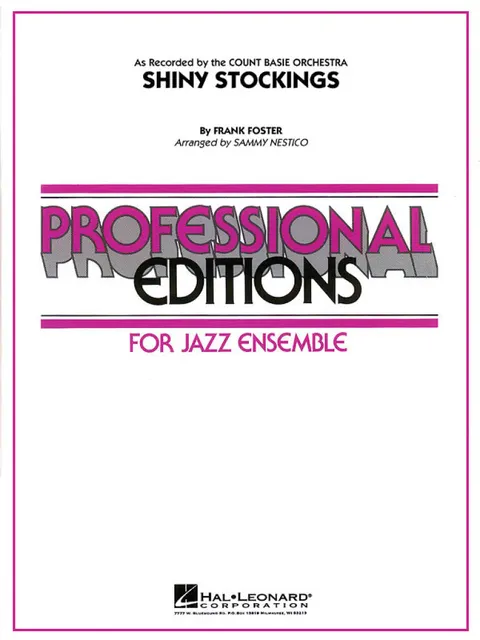 Shiny Stockings by Frank Foster arr. Sammy Nestico - Jazz Ensemble